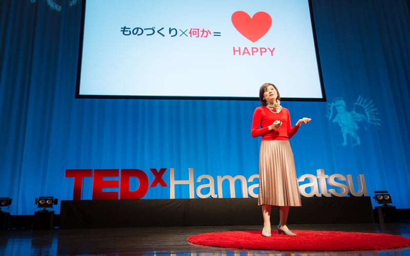 写真：TEDxHamamatsu 2016 スピーカー 佐藤氏